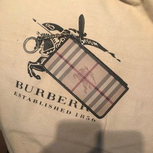 Burberry Haymarket Wallet